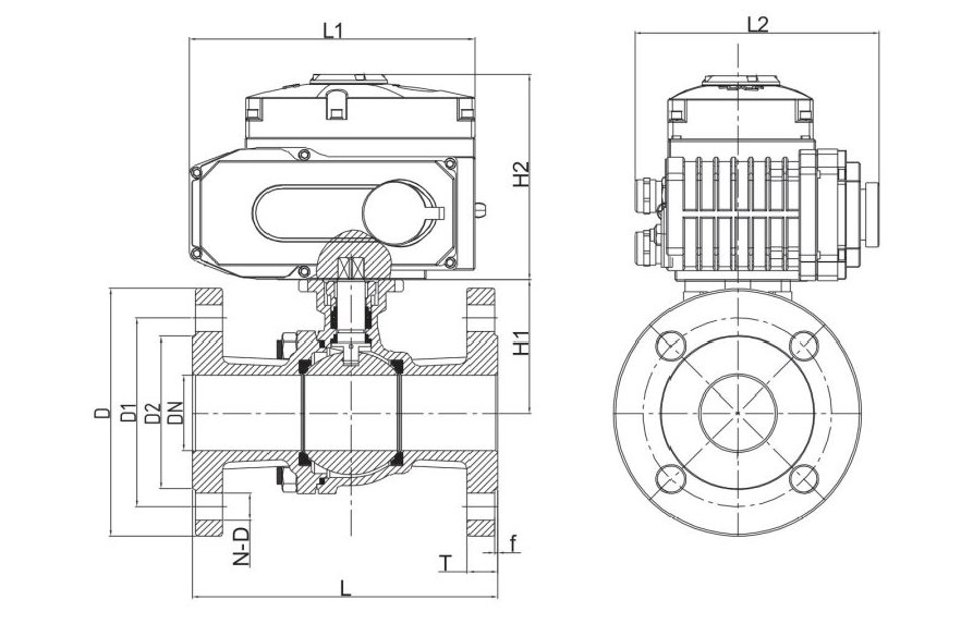 Van bi inox nối bích EM-Flow EMEBA-OSF - Ảnh 5
