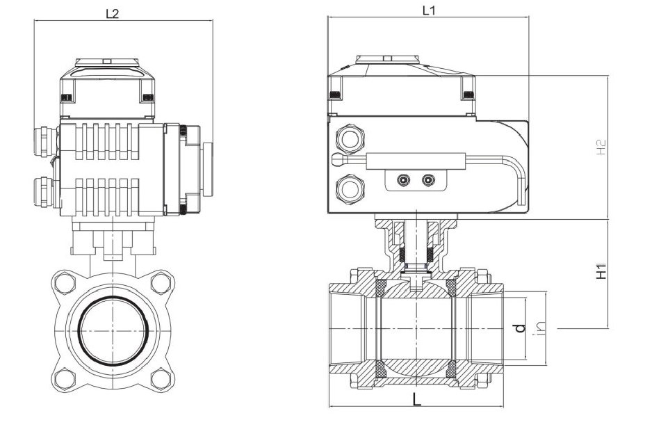 Van bi inox ren EM-Flow EMEBA-OST - Ảnh 4