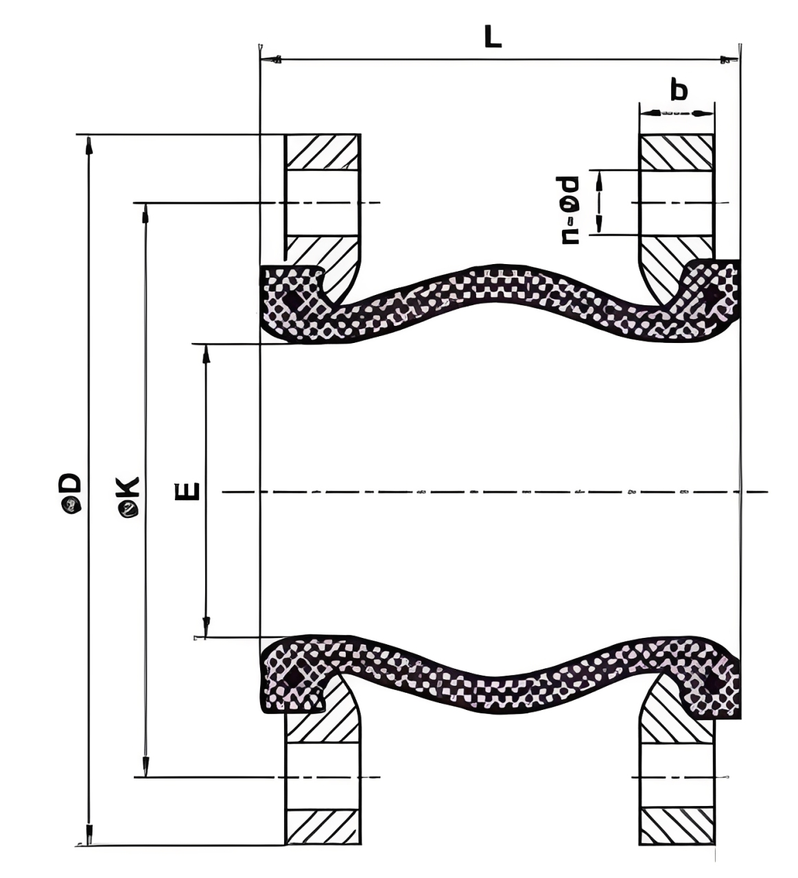 Khớp nối mềm cao su chống rung ARV RJC - Ảnh 3
