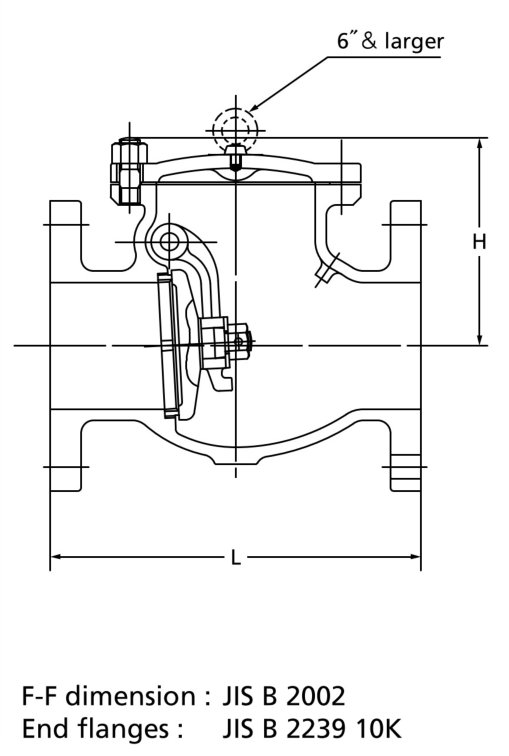 Van 1 chiều gang lá lật Kitz 10SRBF - Ảnh 4