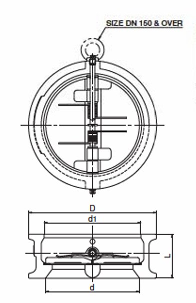 Van 1 chiều gang Kitz PN16FWNBME - Ảnh 2