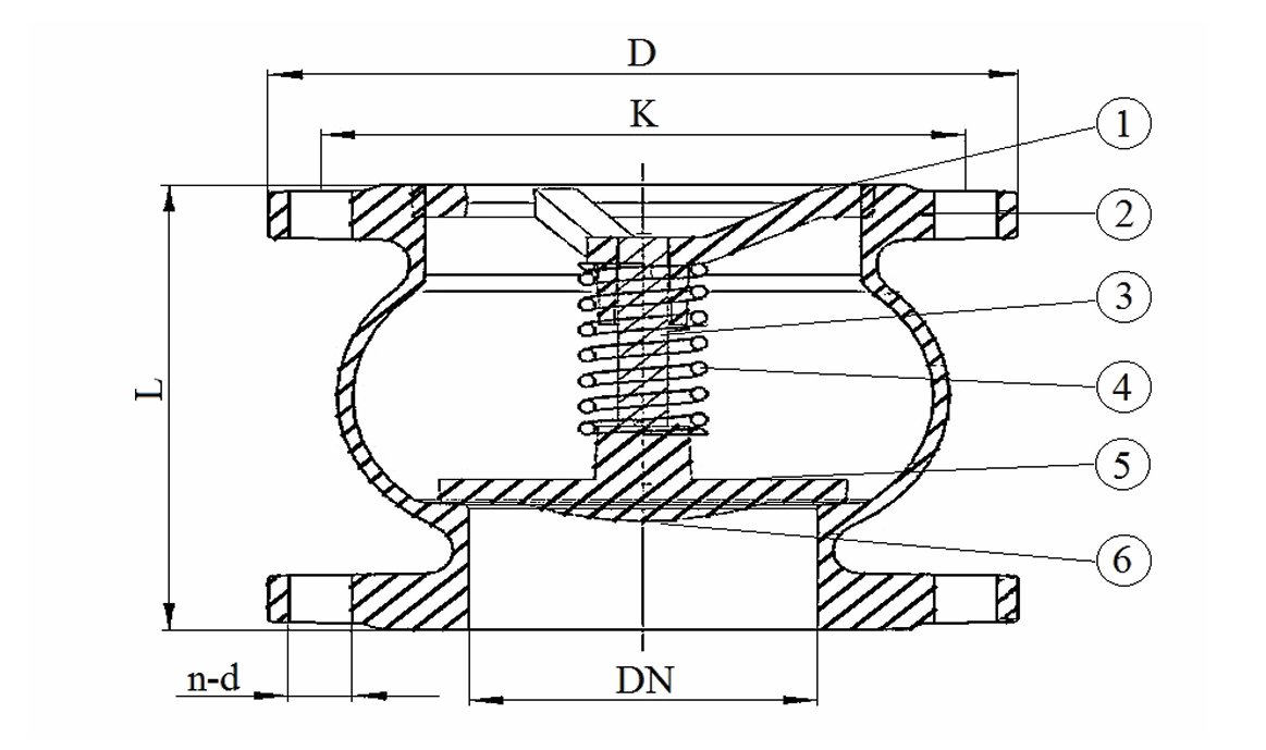 Van 1 chiều gang lò xo AUTA 2250H - Ảnh 2