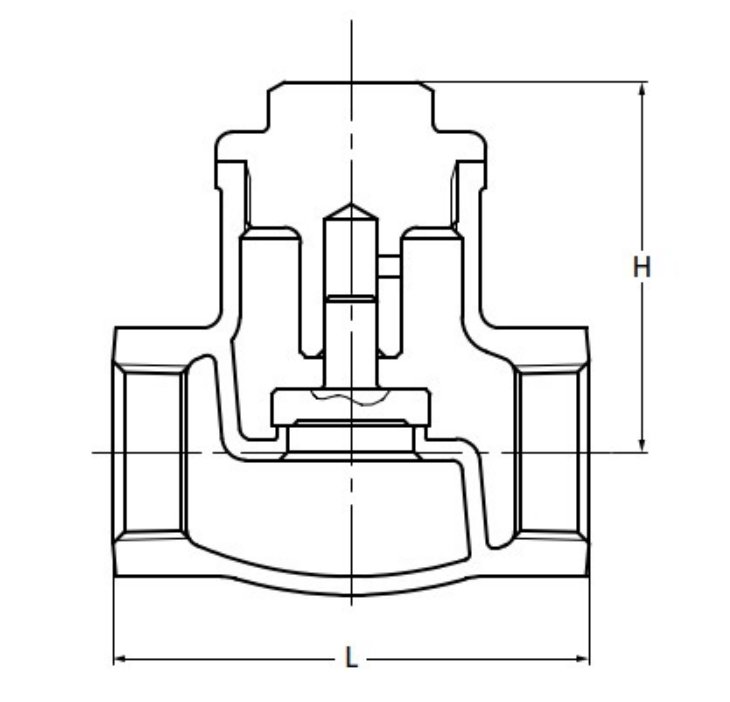 Van 1 chiều inox Kitz UN - Ảnh 3