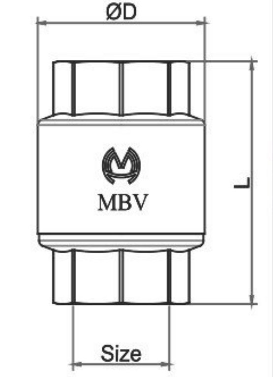 Van 1 chiều lò xo Minh Hòa MBV - Ảnh 2