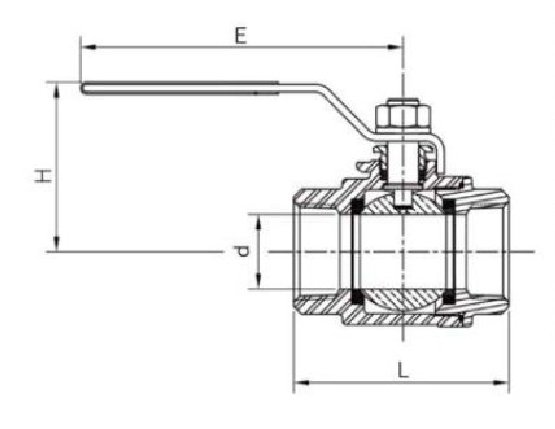 Van bi inox Bueno BB-201 - Ảnh 2