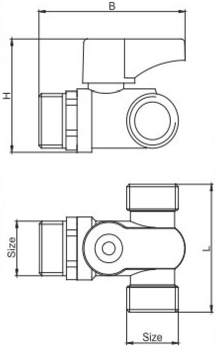 Van bi đồng 3 ngã Minh Hòa MIHA - Ảnh 6