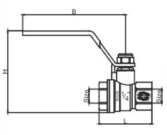 Van bi đồng tay gạt Minh Hòa MHV - Ảnh 3