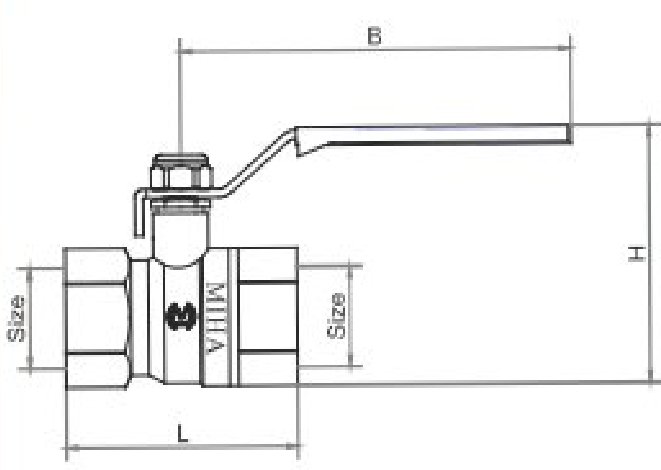 Van bi đồng tay gạt Minh Hòa MIHA - Ảnh 5