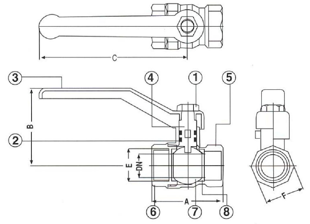 Van bi đồng Sanwa BV-FB - Ảnh 3
