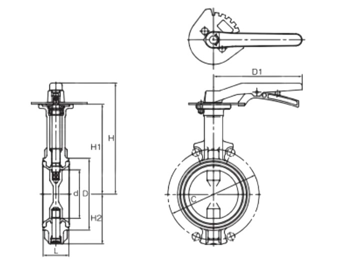 Van bướm tay gạt Kitz 10DJUE - Ảnh 3