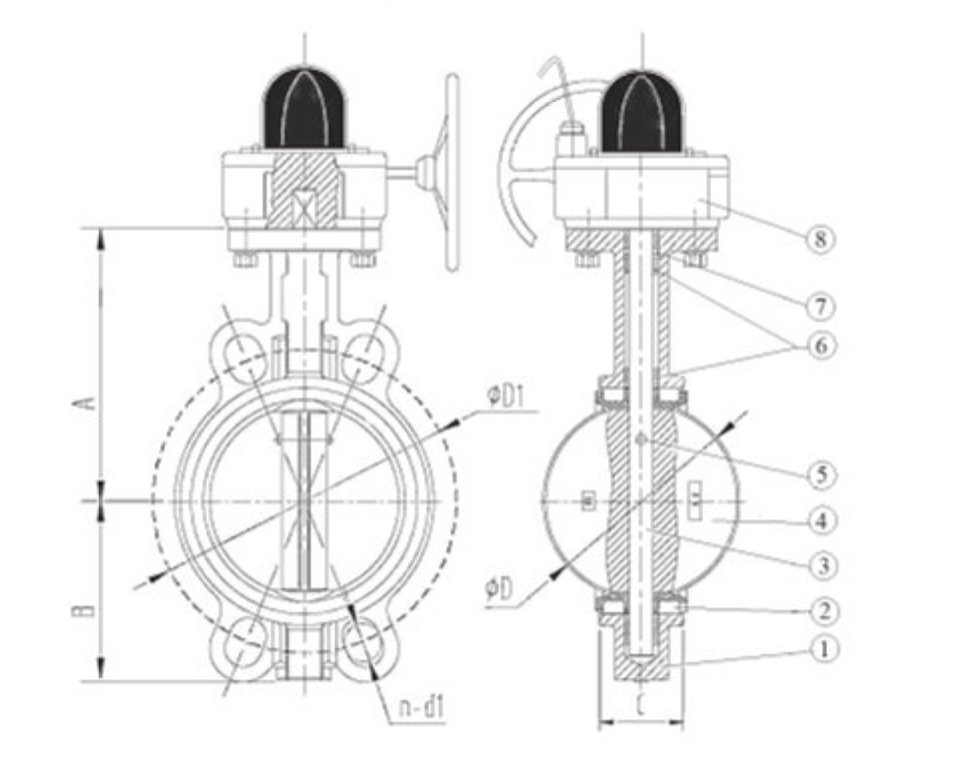 Van bướm tín hiệu điện AUTA 3300H - Ảnh 3