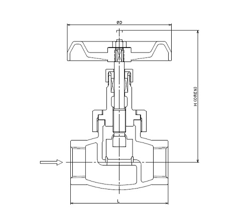 Van cầu ren Yoshitake GLV-16 - Ảnh 2