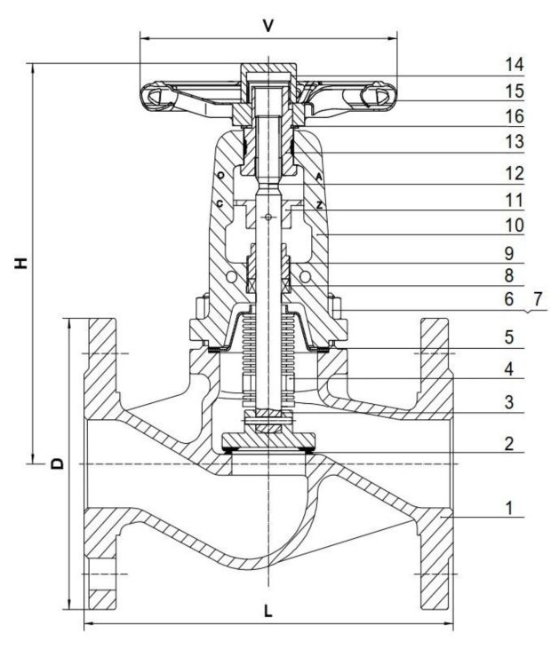 Van cầu thép ETM P.061 Bellow - Ảnh 3