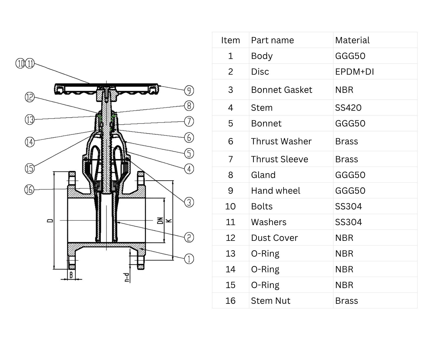 Bản Vẽ Van Cổng Auta 1100h