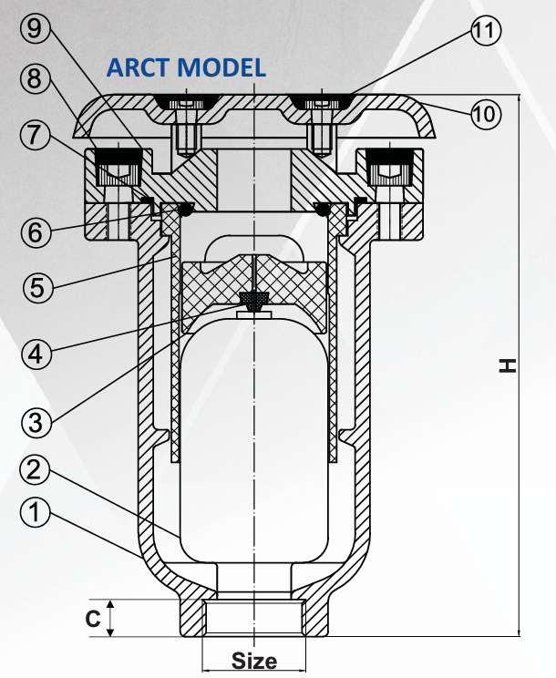 Van xả khí Shinyi ARCT - Ảnh 2