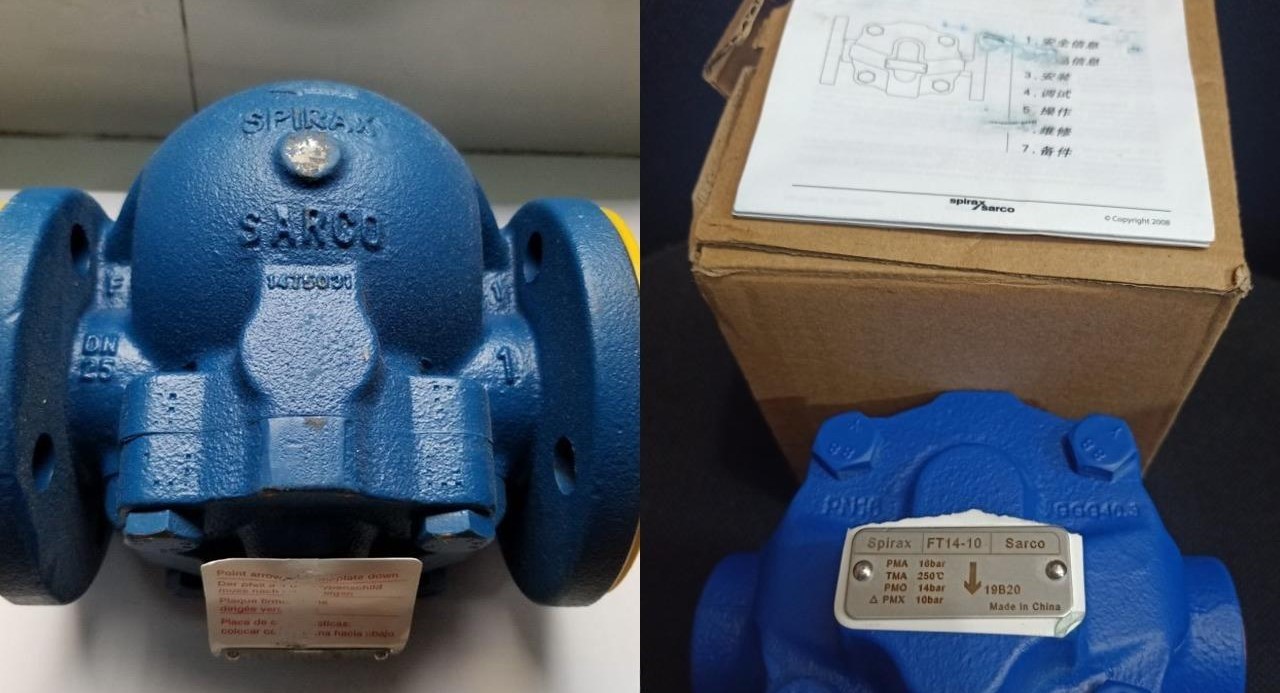Bẫy hơi phao Spirax Sarco FT14 - Ảnh 2