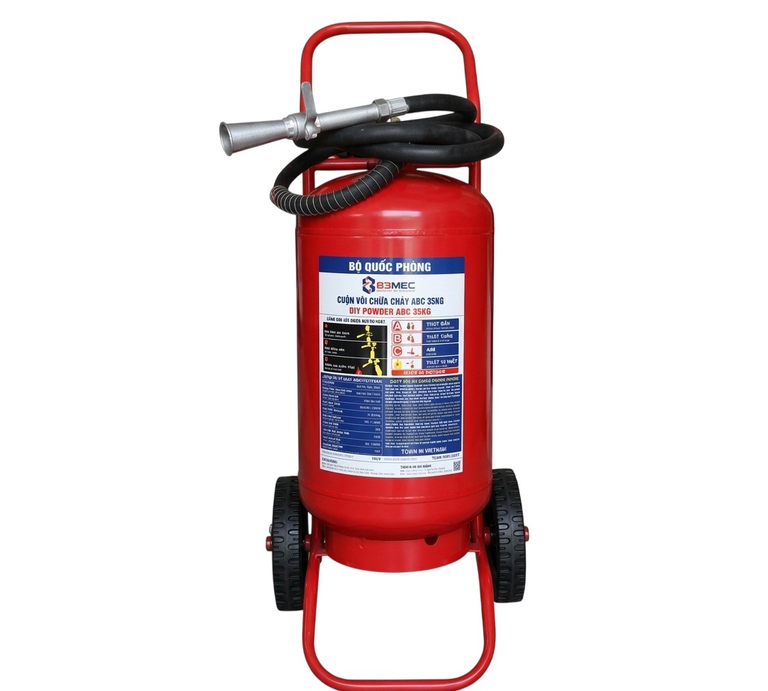 Bình Chữa Cháy Xe đẩy 83mec 35kg