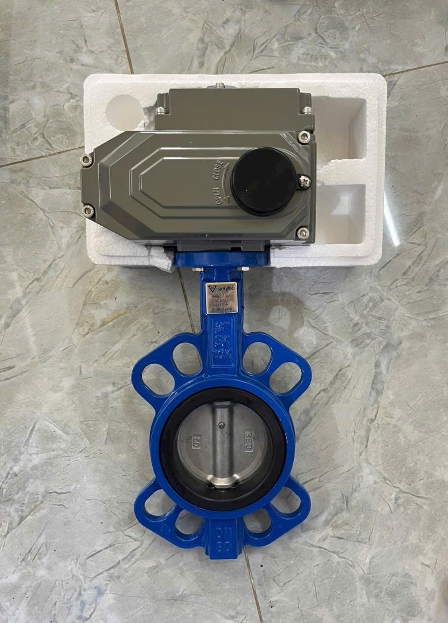 Van bướm gang điều khiển điện EM-FLOW EME - Ảnh 2