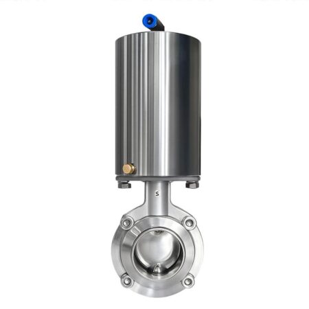 Van bướm vi sinh điều khiển khí nén