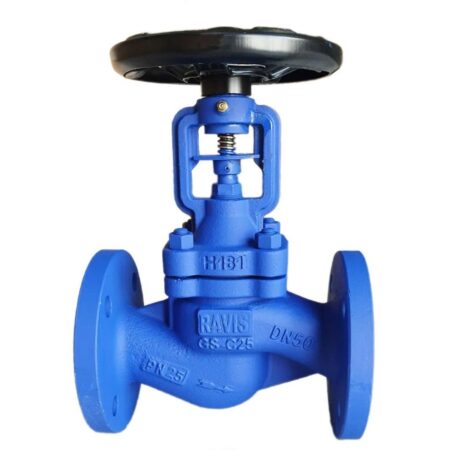 Van cầu hơi bích thép Ravis ankana R-GD