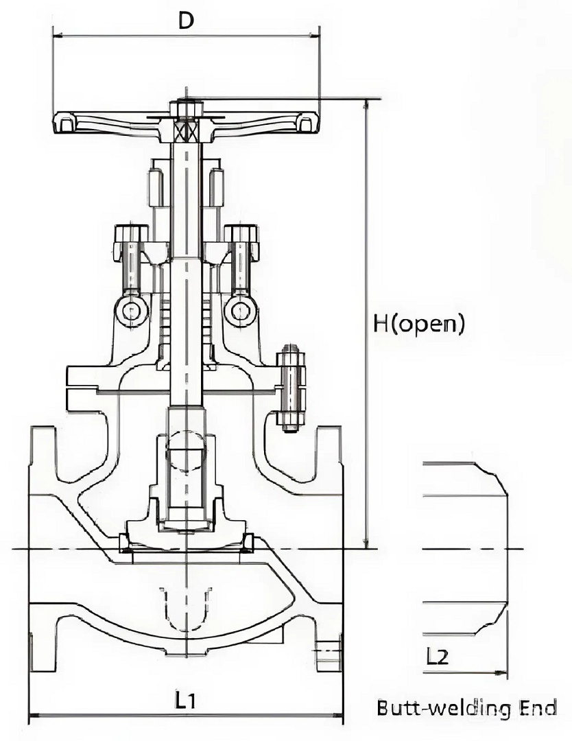 Van cầu hơi thép Kitz 150SCJS - Ảnh 3