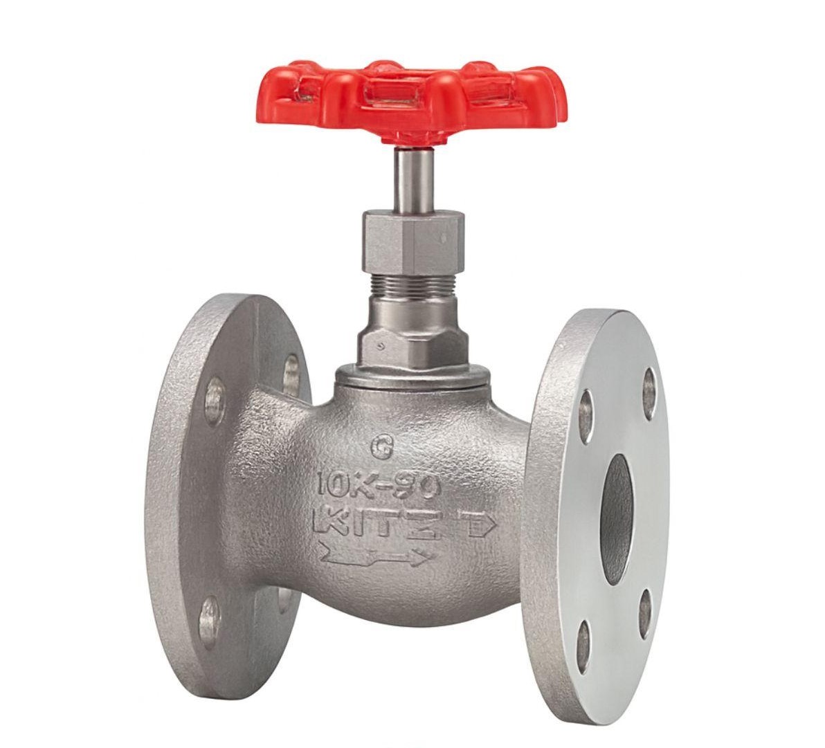 Van cầu mặt bích inox Kitz UCB