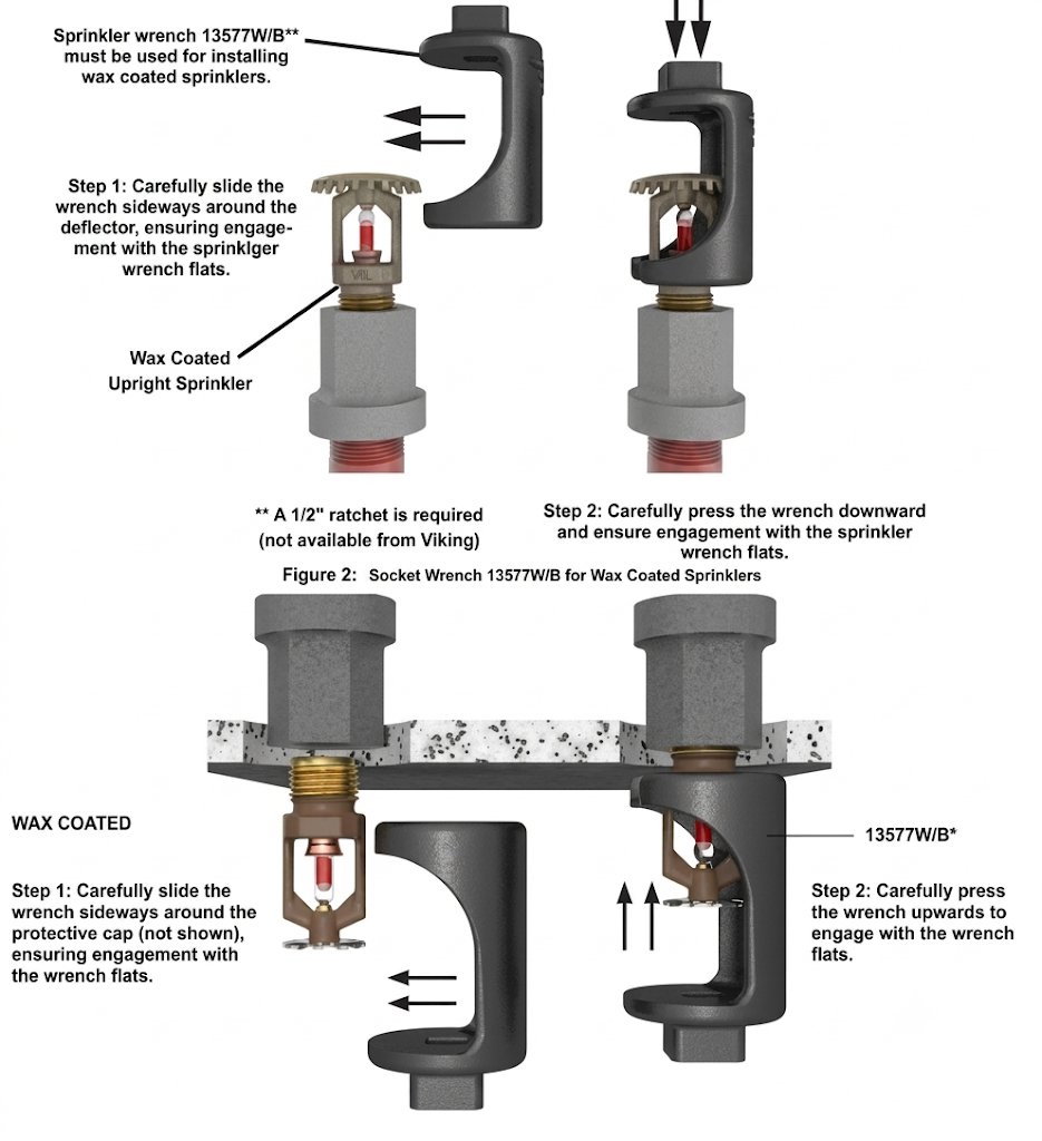 Đầu phun Sprinkler quay lên Viking VK100 - Ảnh 2